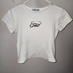 I A.M. G.I.A. Crop Top Sold Out The Emilie Tee